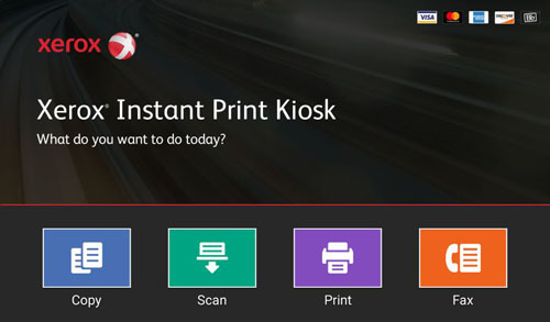 user interface, UI, Instant Print Kiosk, Xerox, Midwest Data